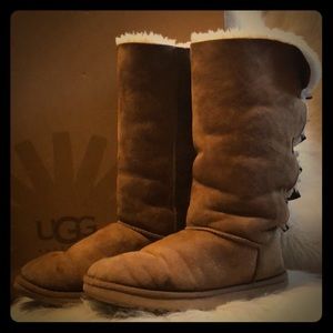 W Bailey Bow Tall Uggs